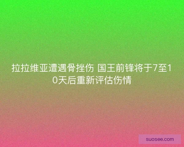拉拉维亚遭遇骨挫伤 国王前锋将于7至10天后重新评估伤情